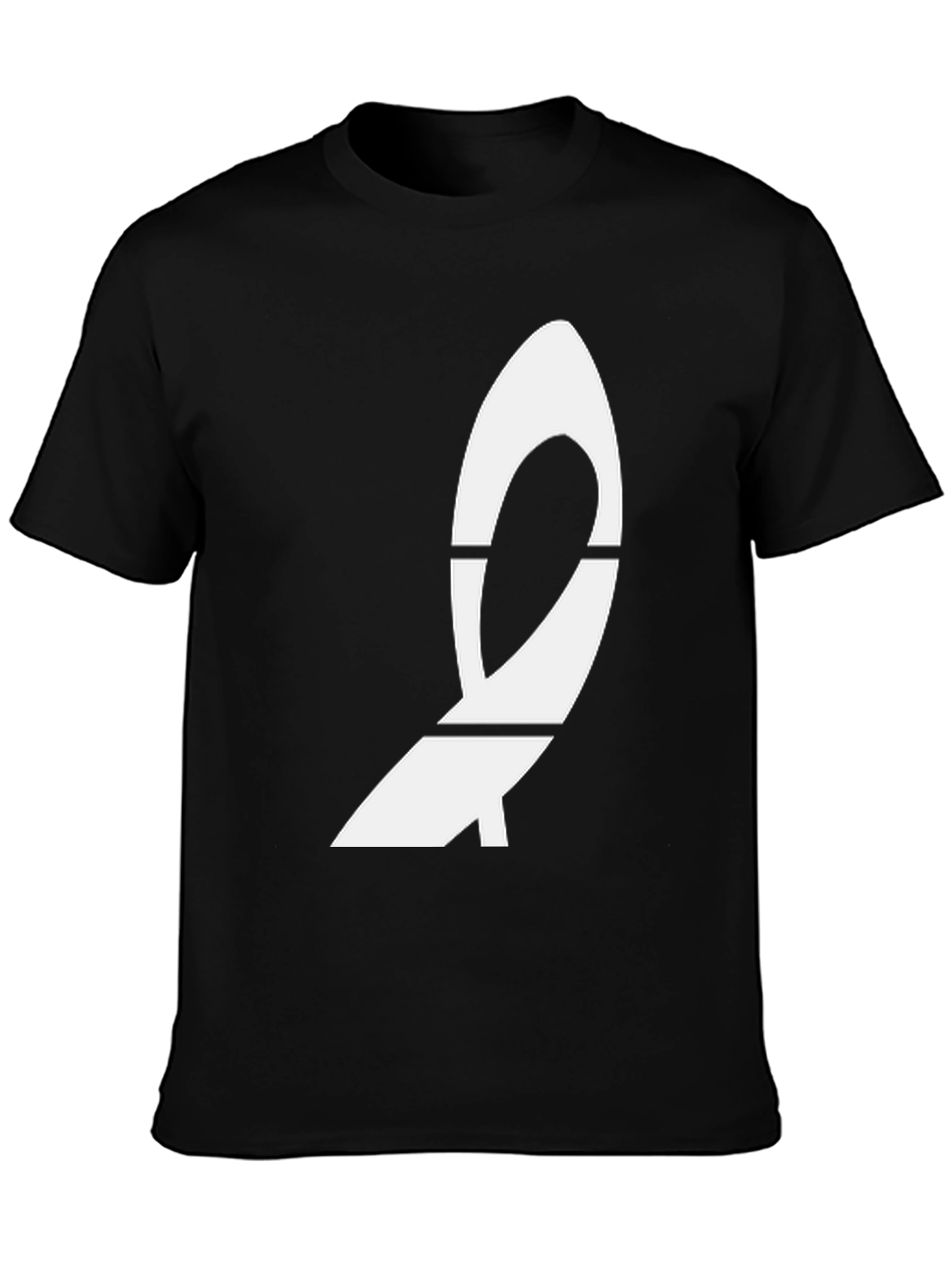 Modern Graphic Black T-Shirt