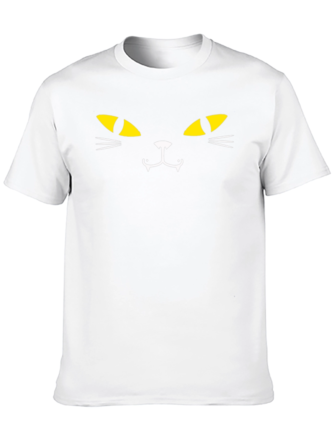 Black Cat Face T-Shirt - Halloween Edition