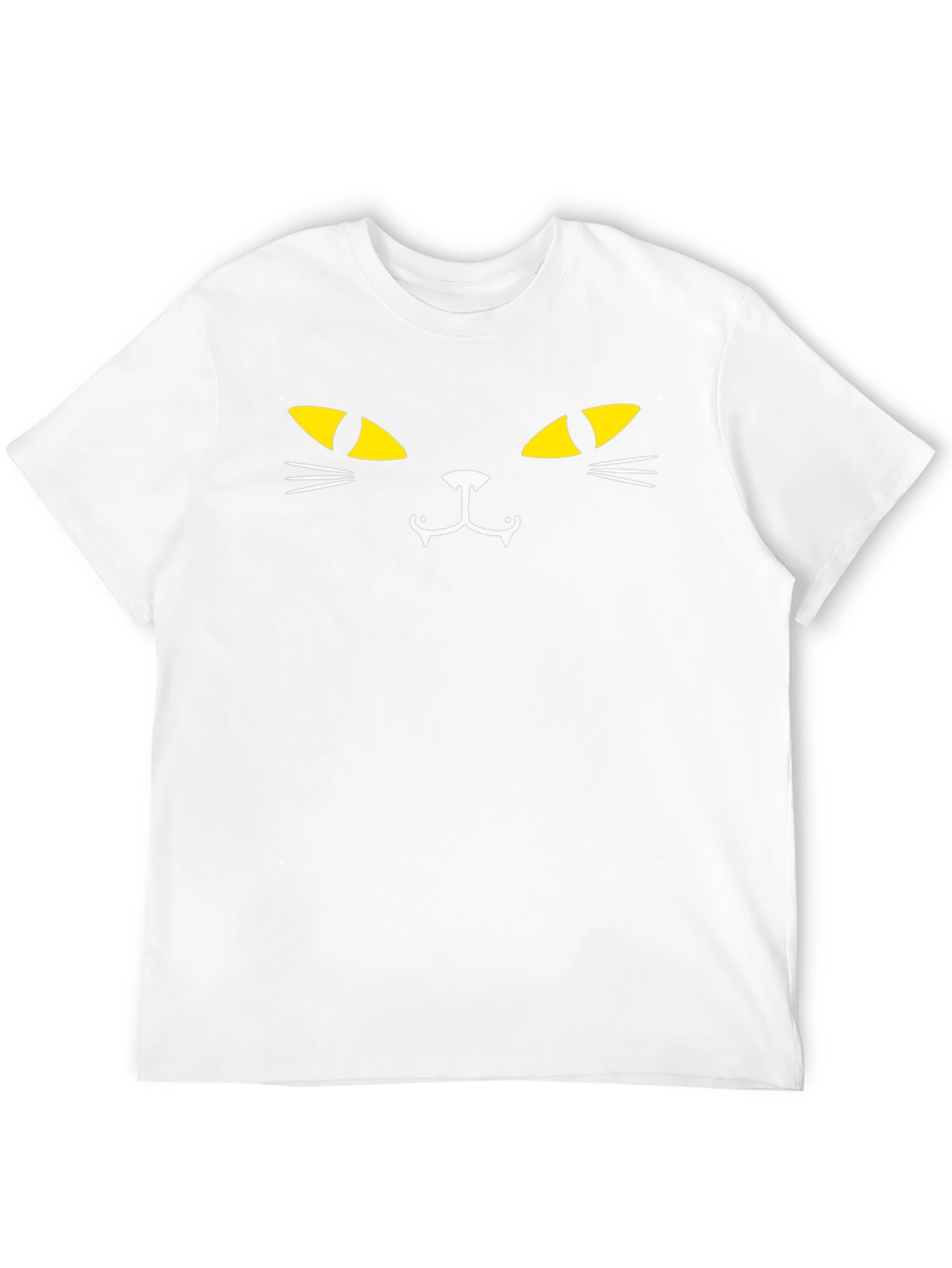 Black Cat Face T-Shirt - Halloween Edition