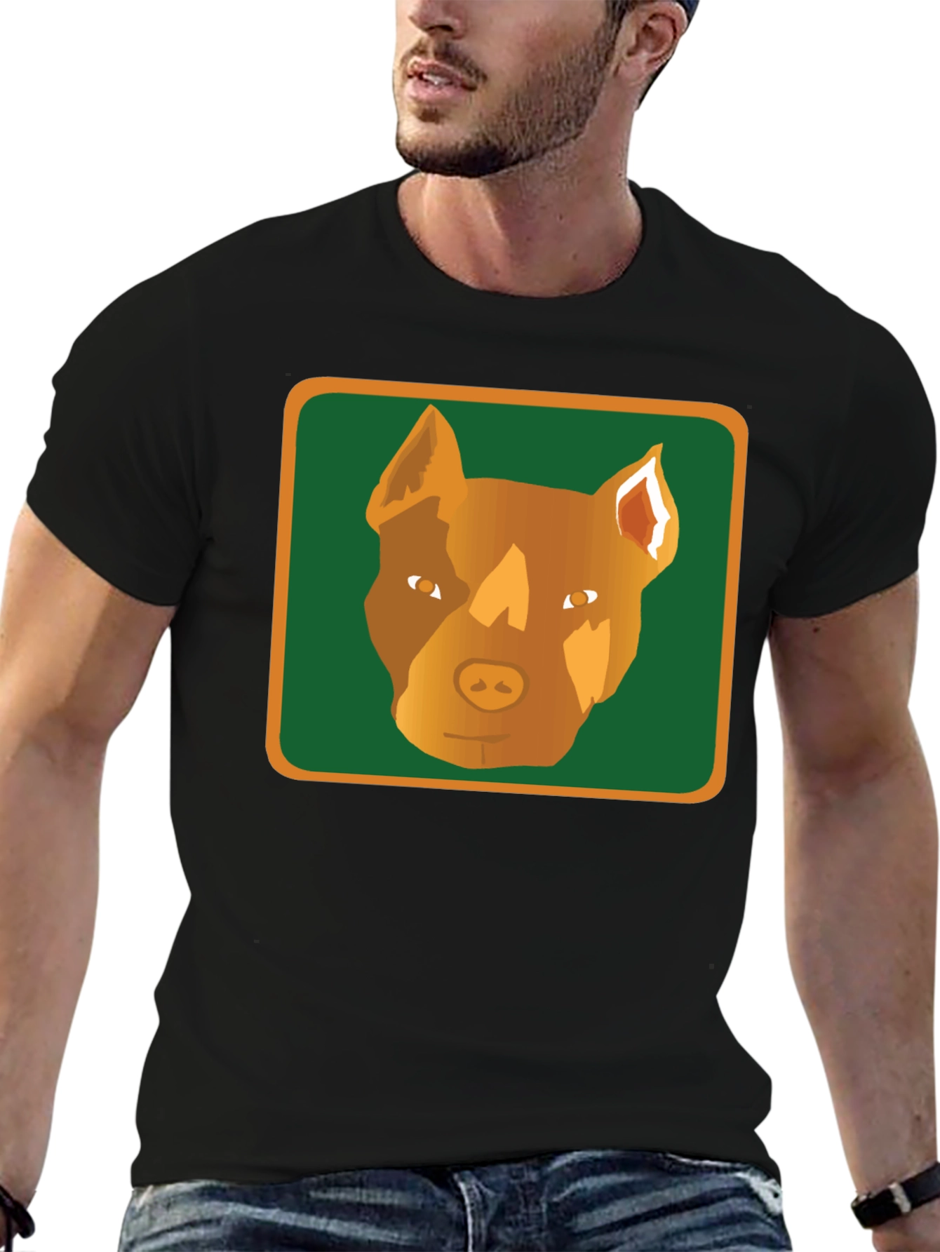 Pitbull Graphic Tee - Cool Dog Lover Shirt
