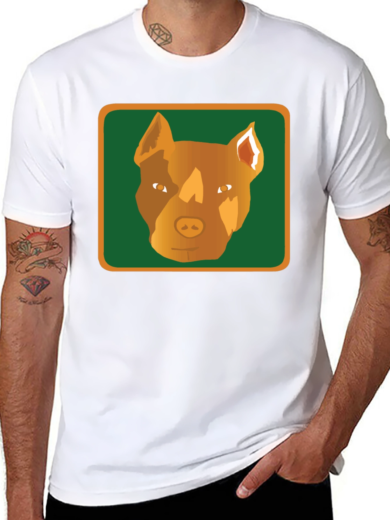 Pitbull Graphic Tee - Cool Dog Lover Shirt