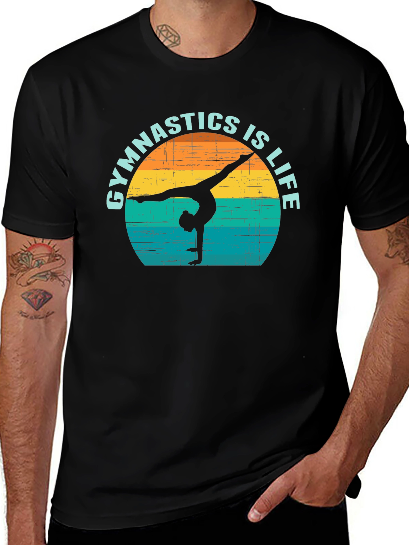 Gymnastics is Life Graphic Tee