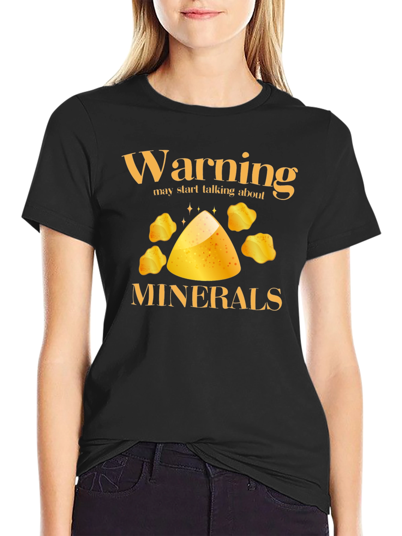 Warning Minerals Funny Graphic T-Shirt