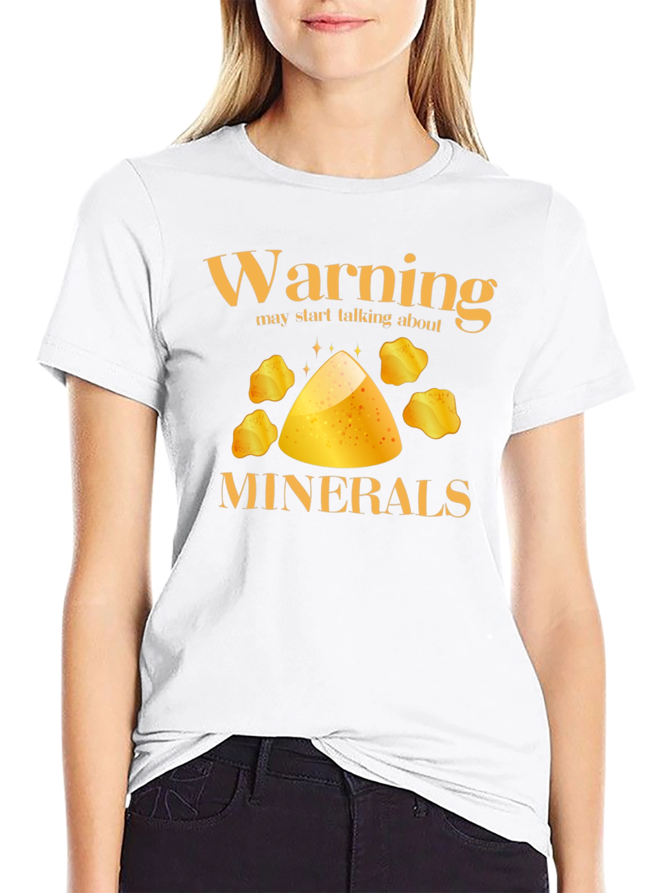 Warning Minerals Funny Graphic T-Shirt