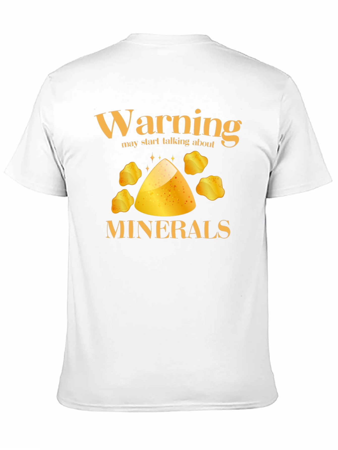 Warning Minerals Funny Graphic T-Shirt