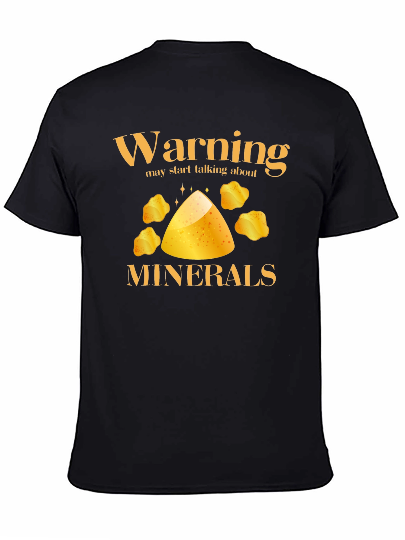 Warning Minerals Funny Graphic T-Shirt