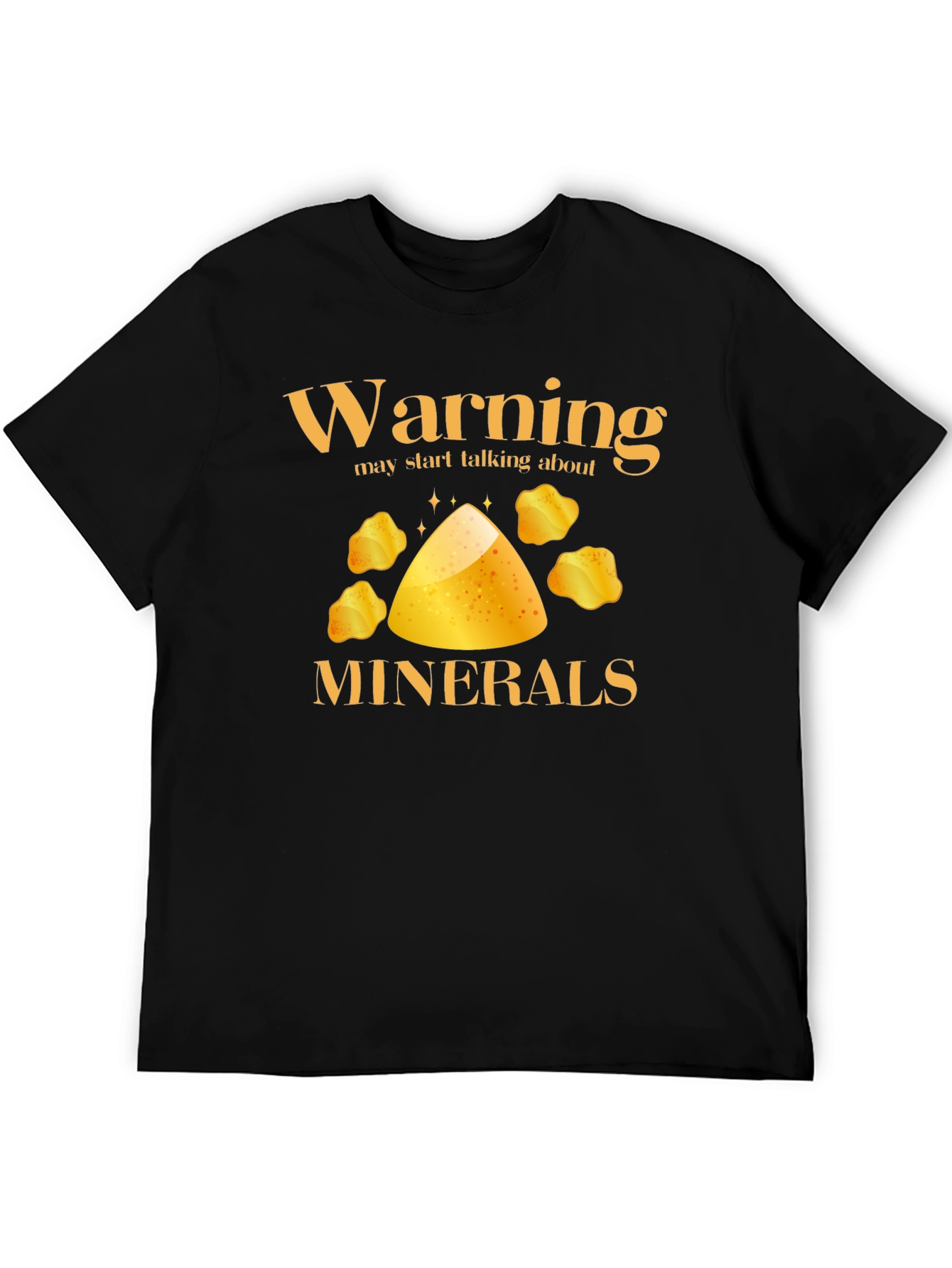 Warning Minerals Funny Graphic T-Shirt