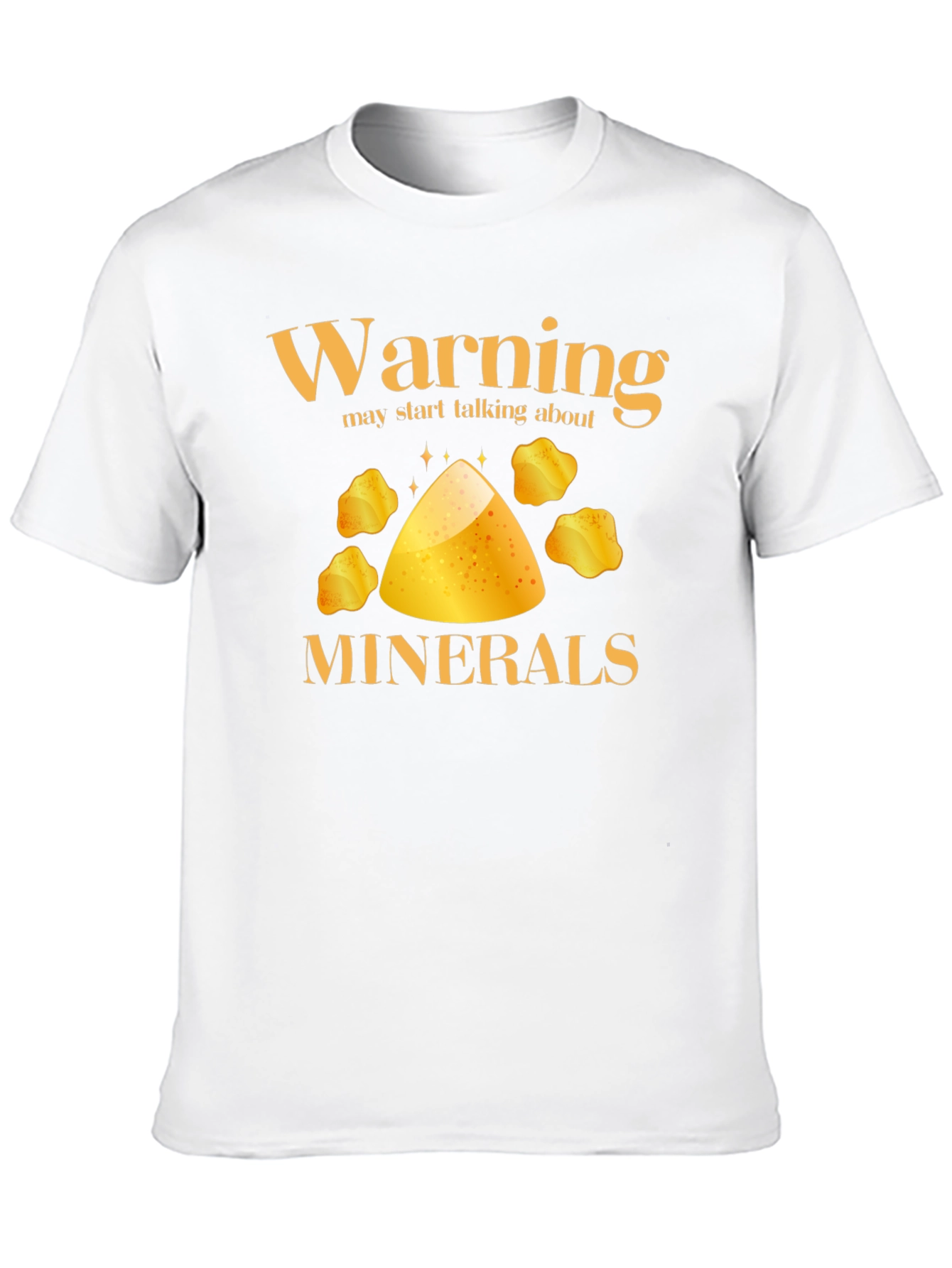 Warning Minerals Funny Graphic T-Shirt