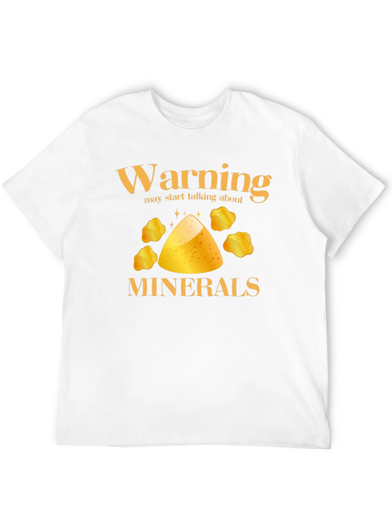 Warning Minerals Funny Graphic T-Shirt