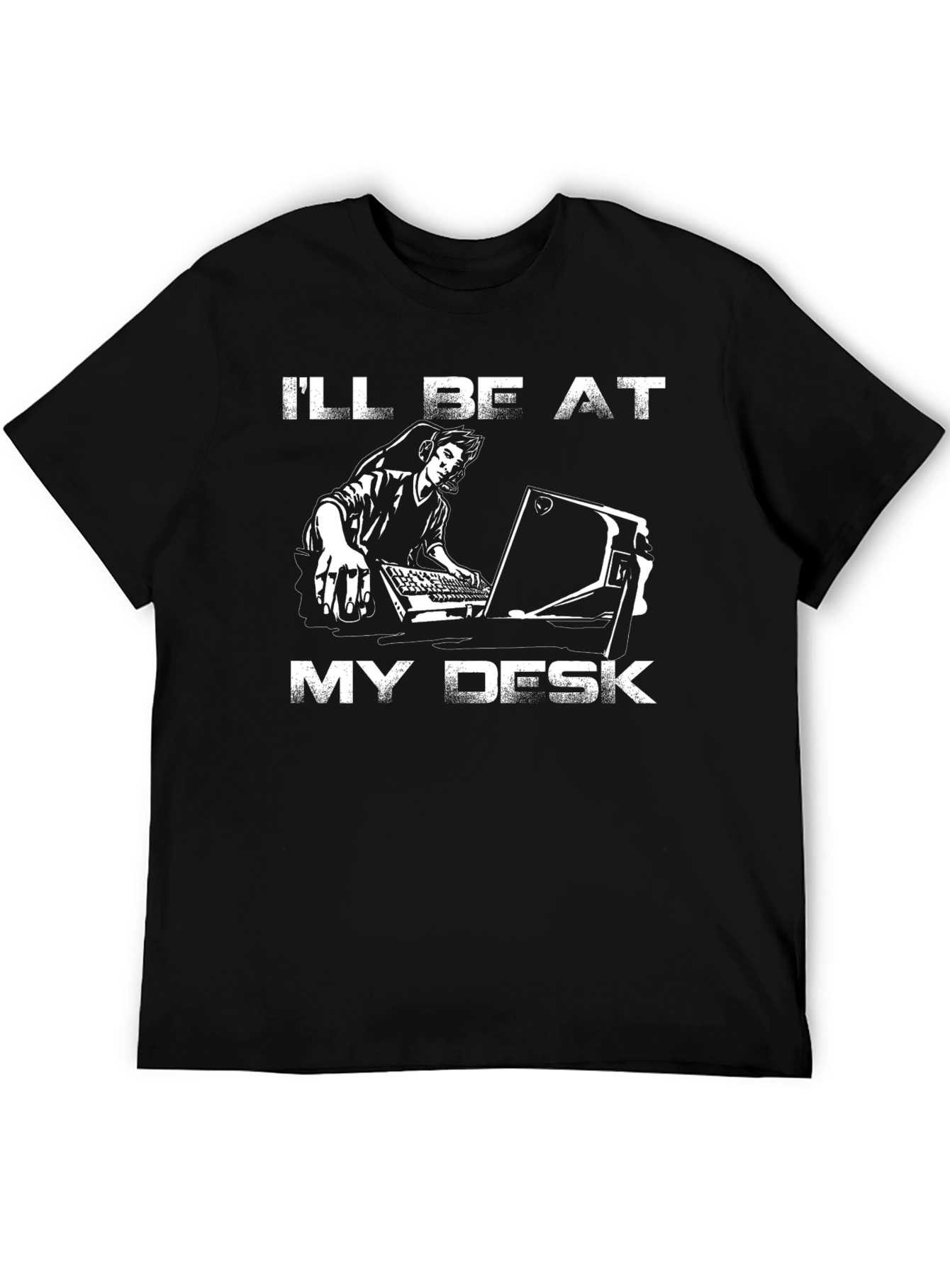 Gamer Graphic Tee - Ill Be At My Desk