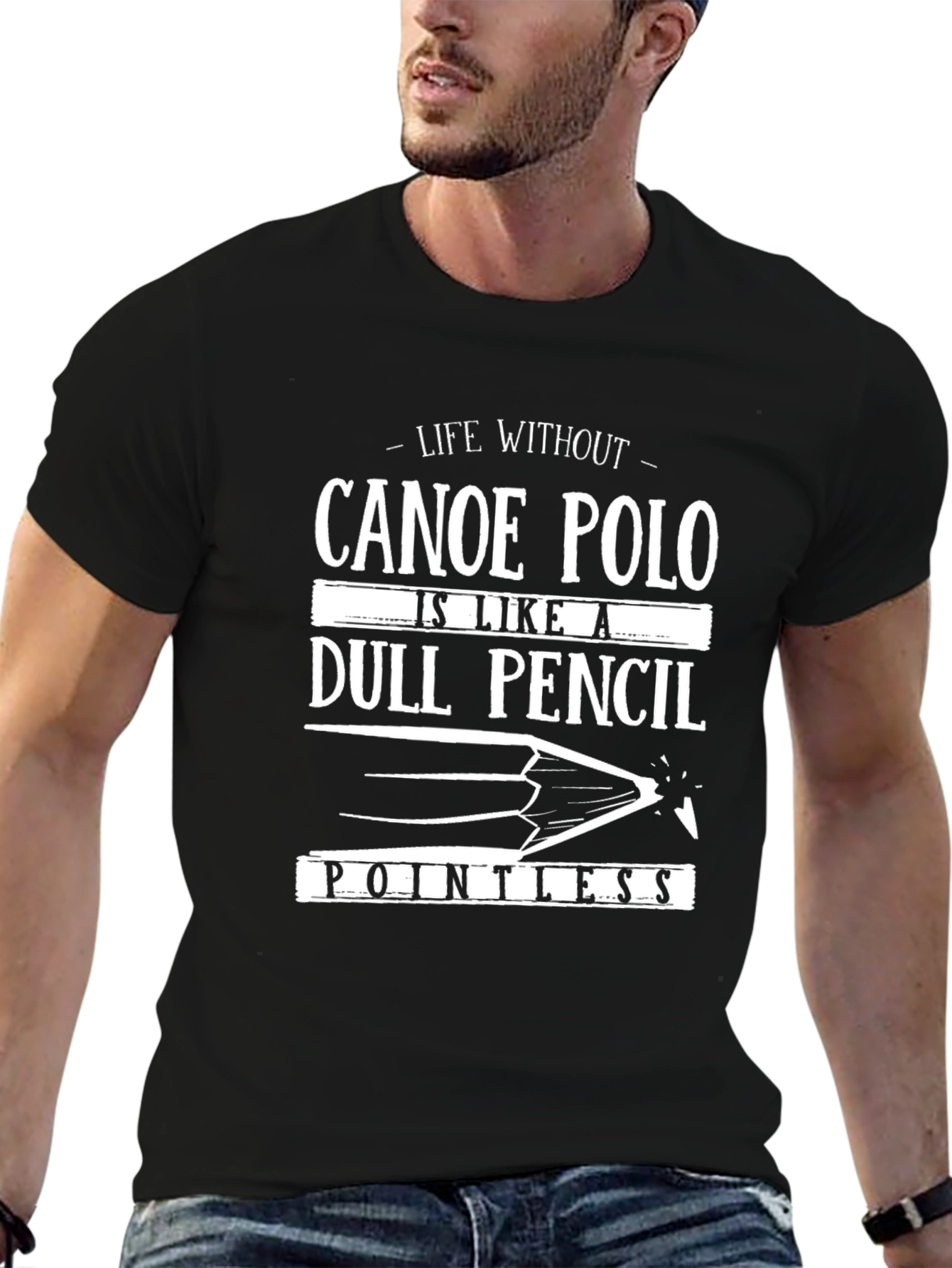 Canoe Polo T-Shirt: Life Without is Pointless!