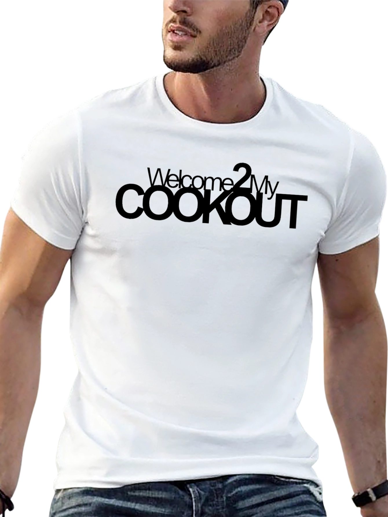 Welcome 2 My Cookout Graphic T-Shirt - Classic Fit