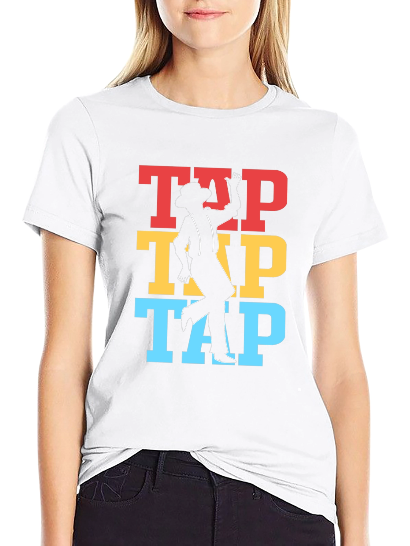 Tap Dance Graphic T-Shirt - Retro Dancer Tee