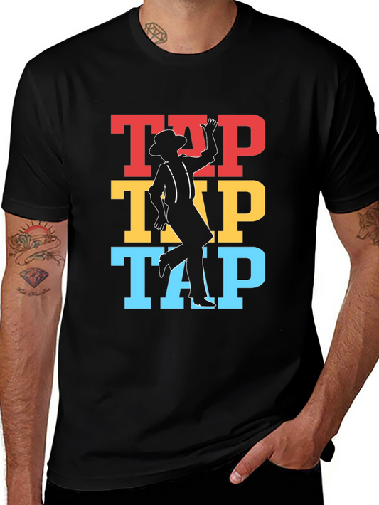Tap Dance Graphic T-Shirt - Retro Dancer Tee