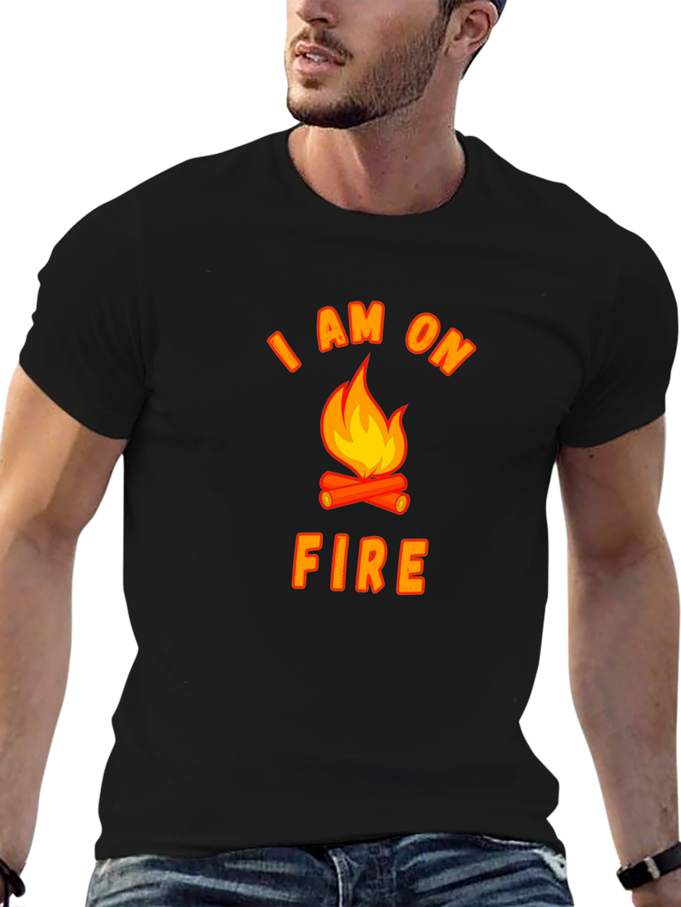 I Am On Fire Graphic Tee - Campfire Design