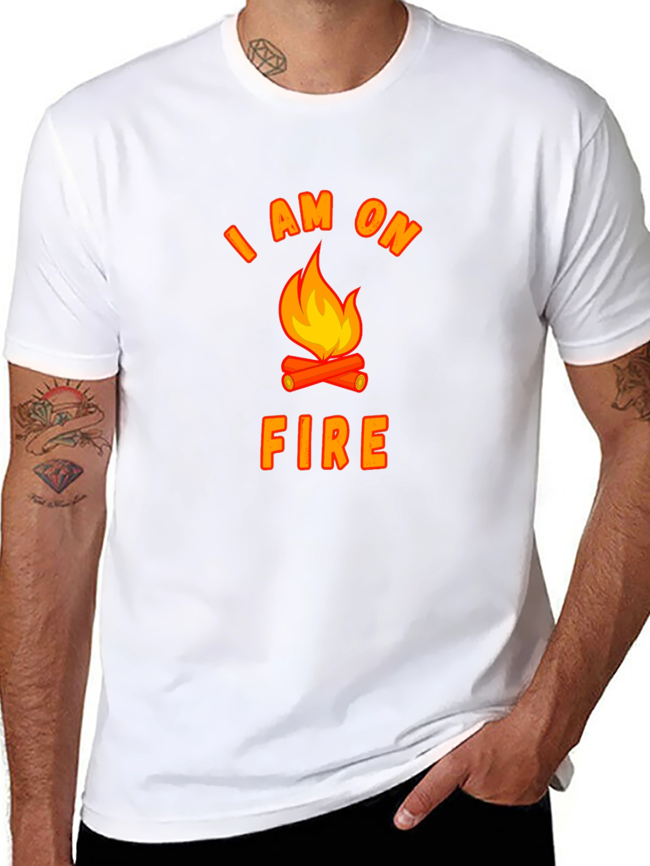 I Am On Fire Graphic Tee - Campfire Design