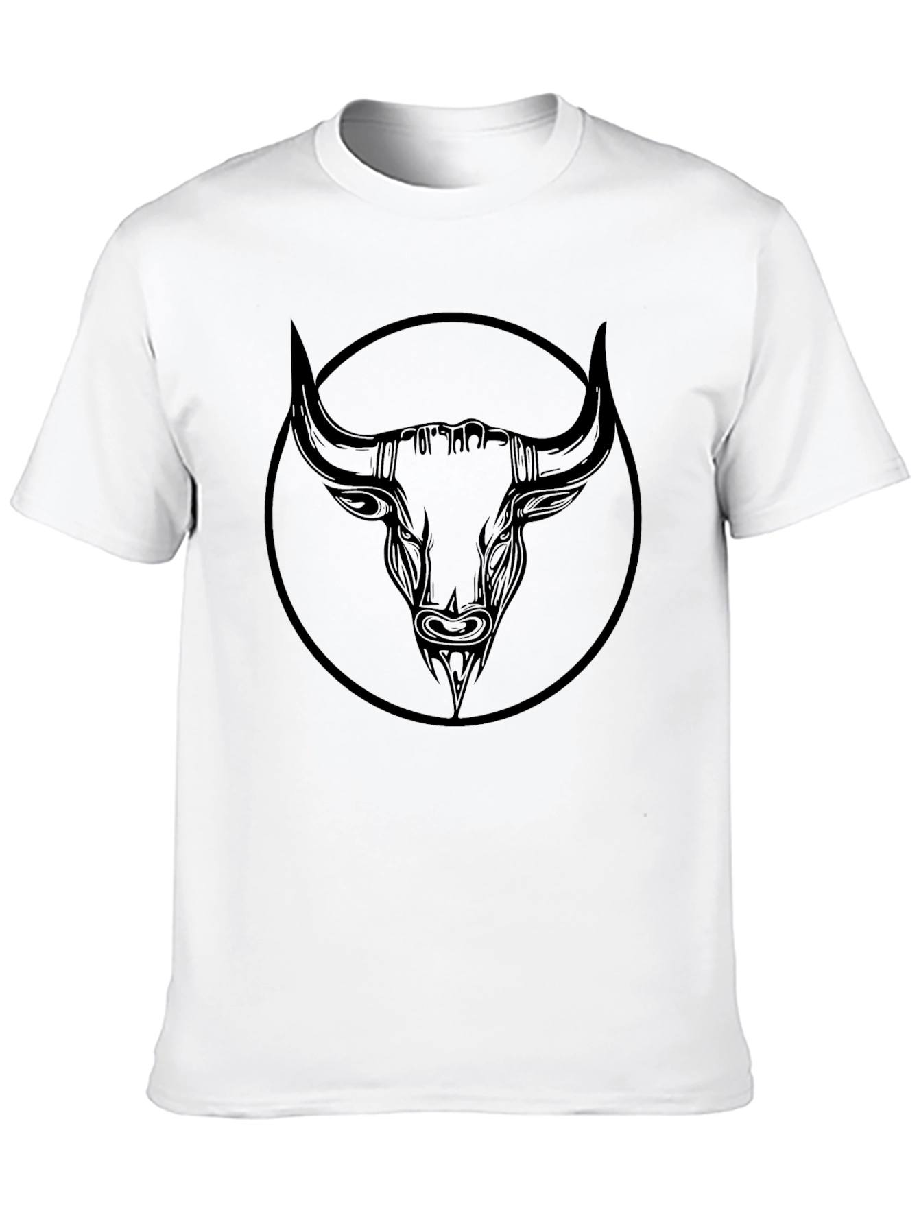 Black Bull Graphic Tee - Mens Casual Shirt