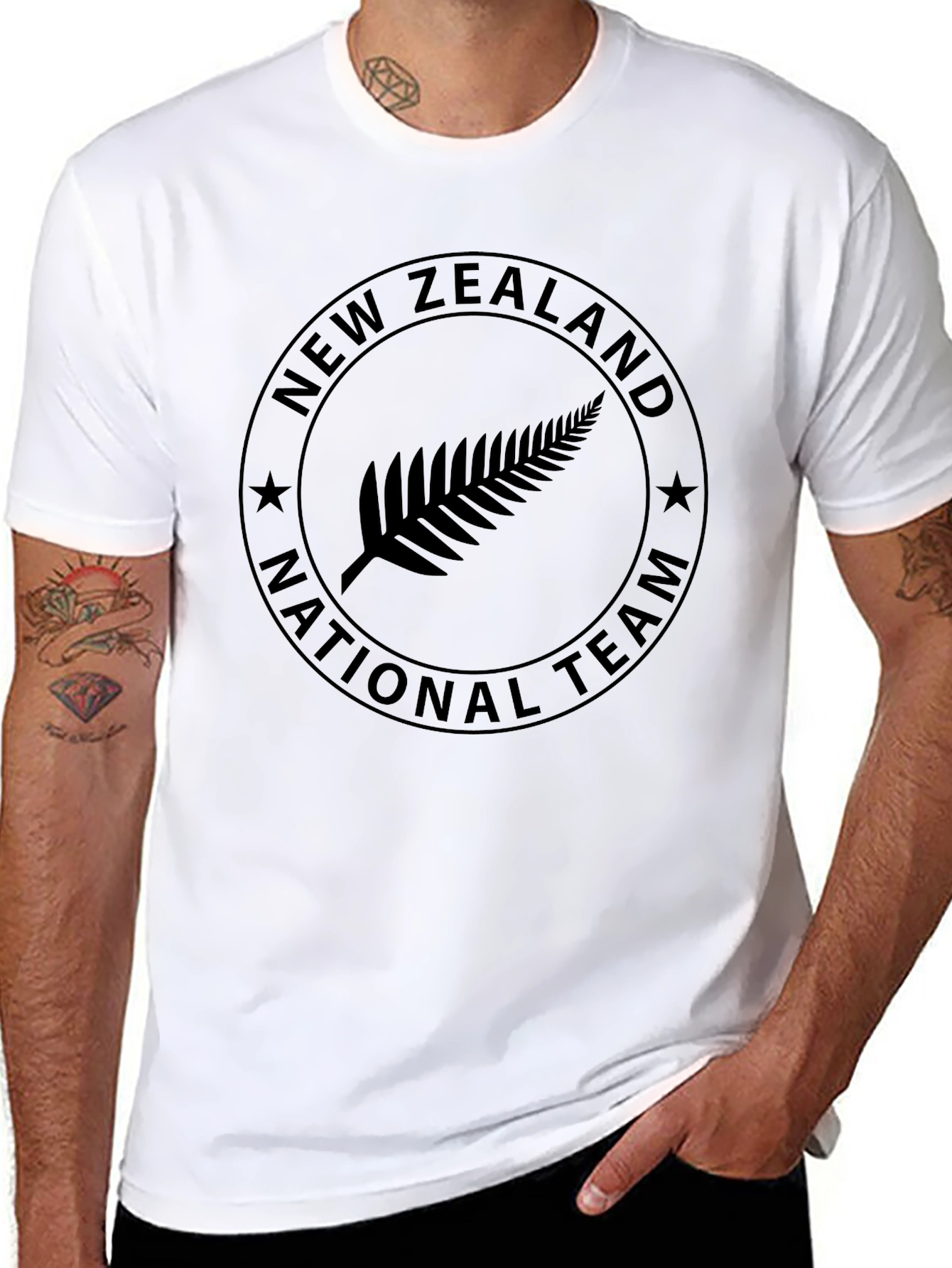 New Zealand National Team Black T-Shirt