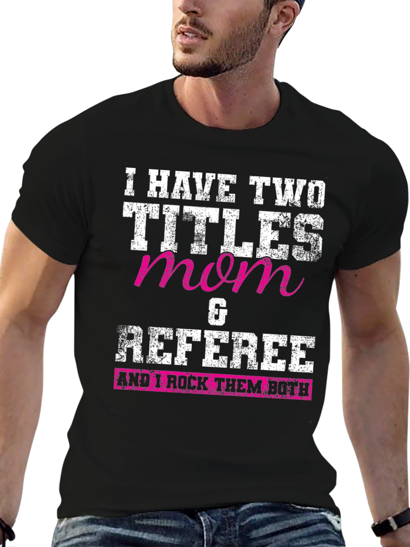 Mom & Referee Graphic T-Shirt