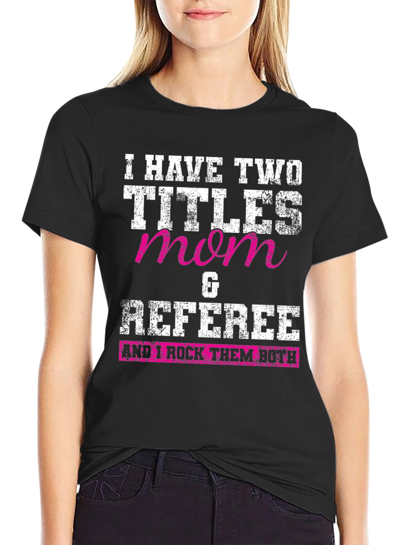 Mom & Referee Graphic T-Shirt