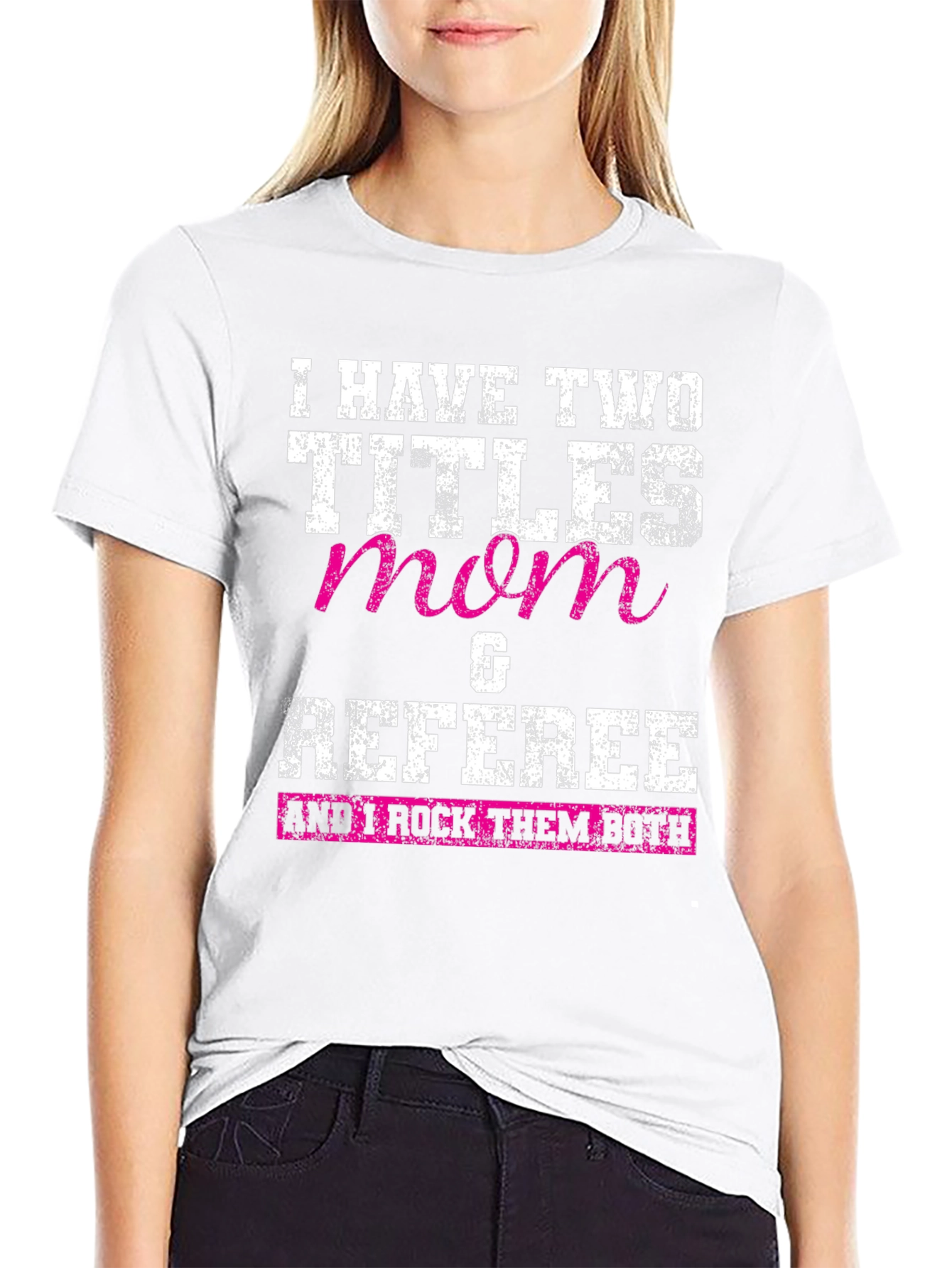 Mom & Referee Graphic T-Shirt