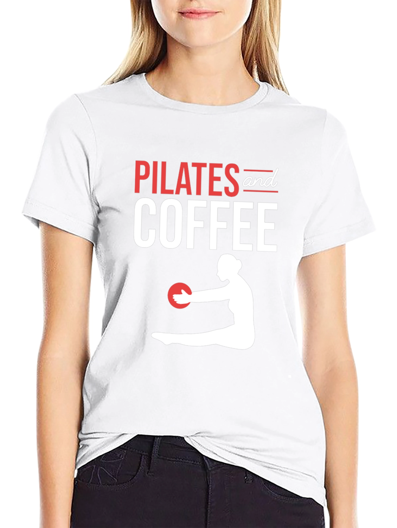Pilates and Coffee Graphic T-Shirt