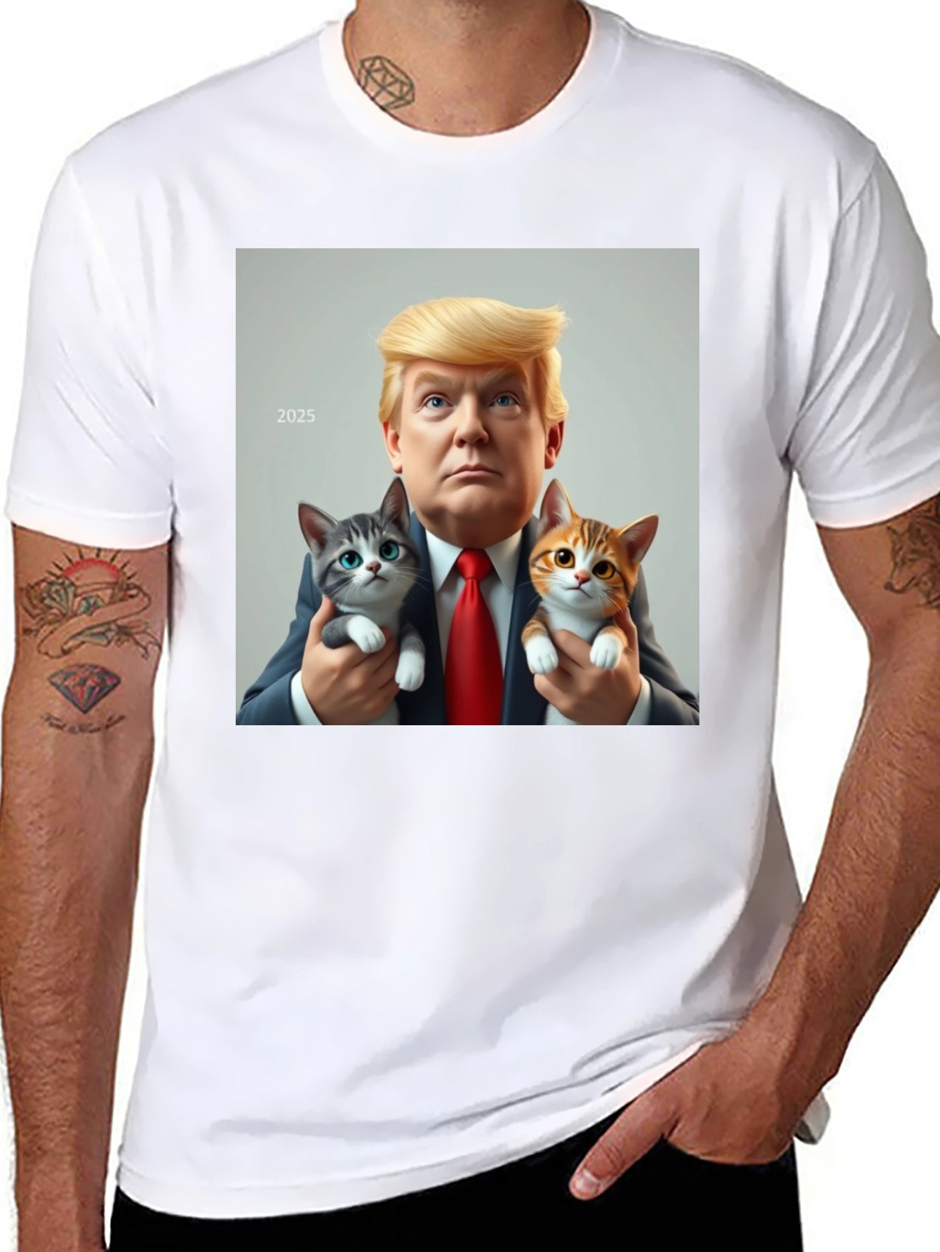 Trump 2025 Kitten T-Shirt