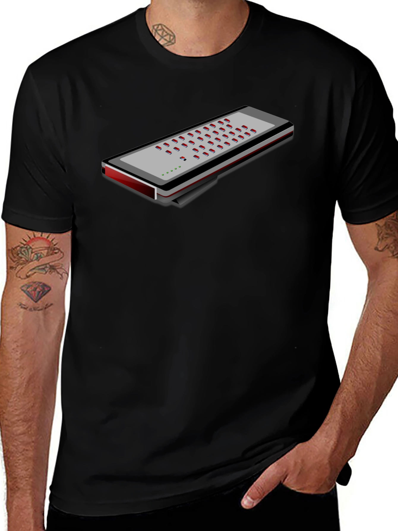Novelty Theremin T-Shirt - Musical Instrument Design