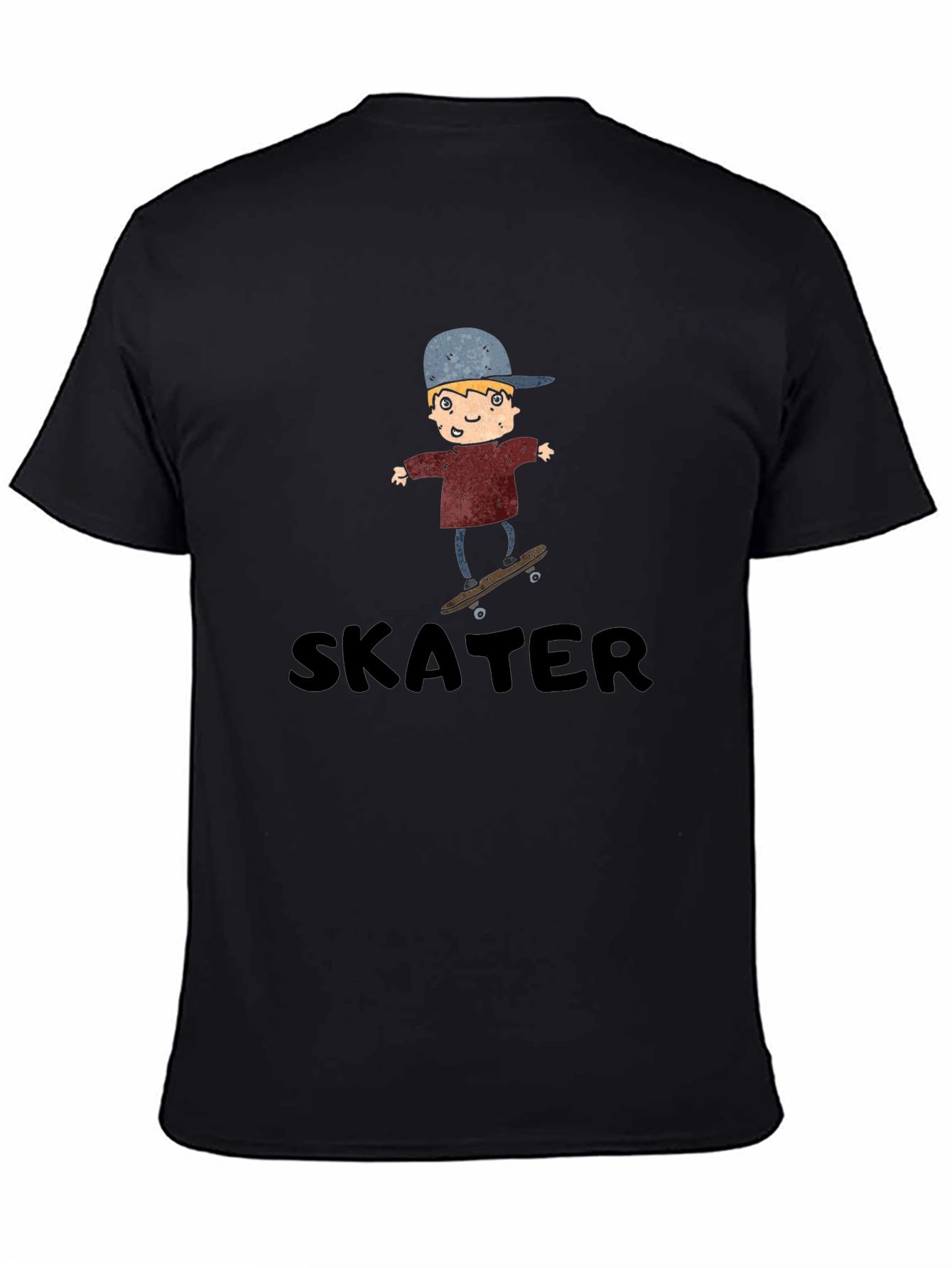 Skater Boy Graphic T-Shirt - Cool Cartoon Tee