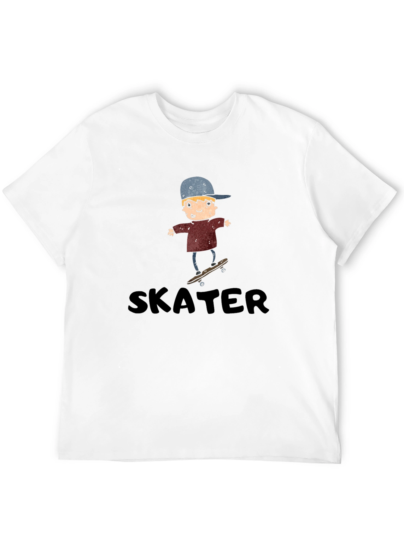 Skater Boy Graphic T-Shirt - Cool Cartoon Tee