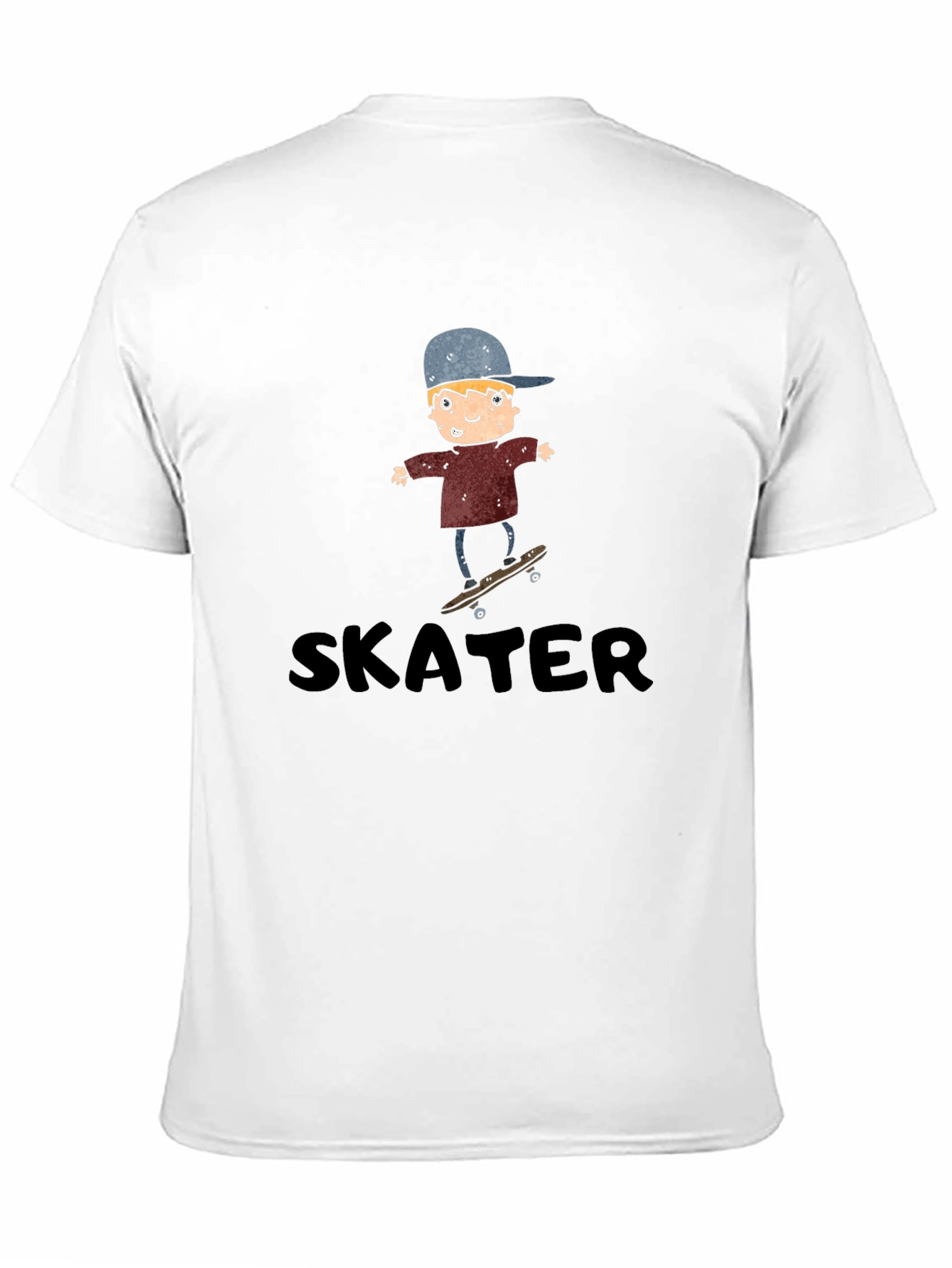 Skater Boy Graphic T-Shirt - Cool Cartoon Tee