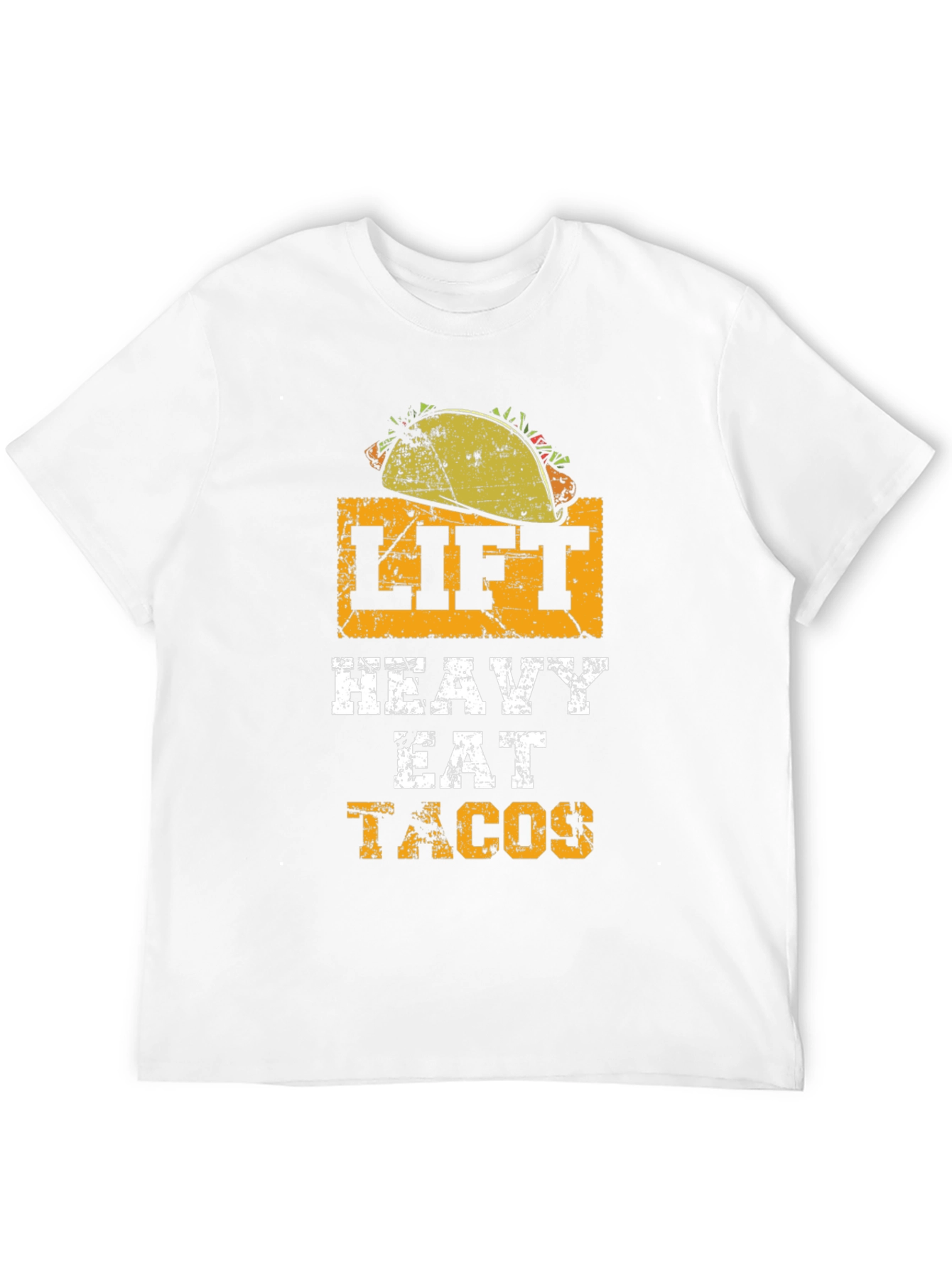 Lift Heavy Eat Tacos Graphic T-Shirt