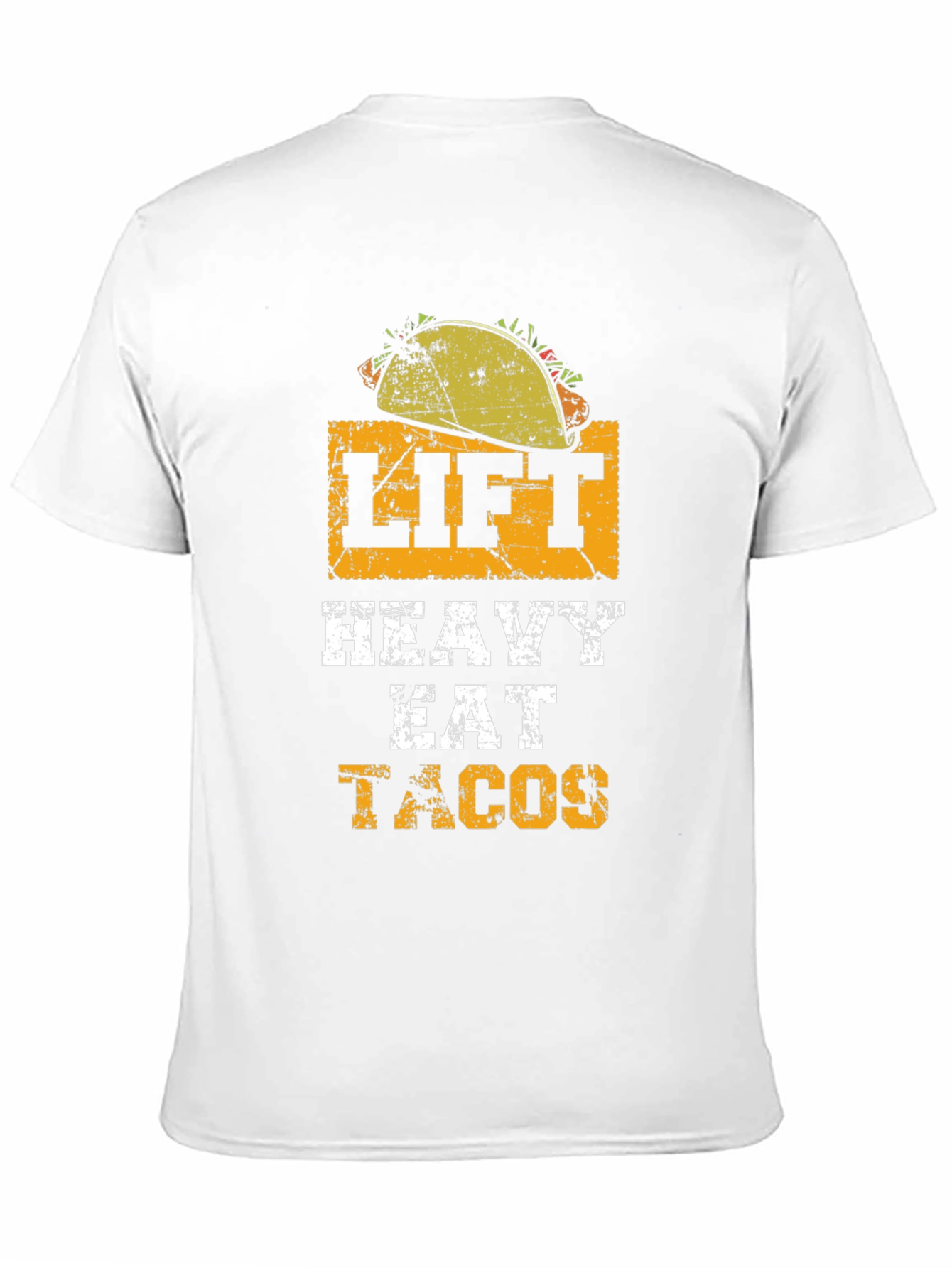 Lift Heavy Eat Tacos Graphic T-Shirt