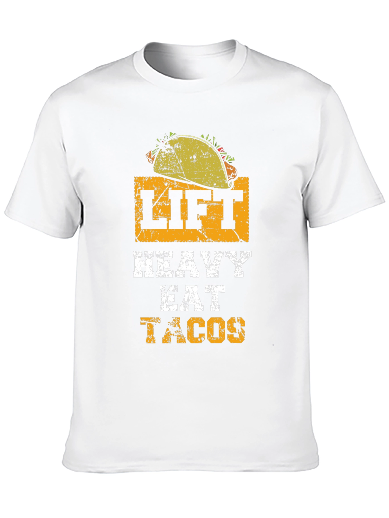 Lift Heavy Eat Tacos Graphic T-Shirt