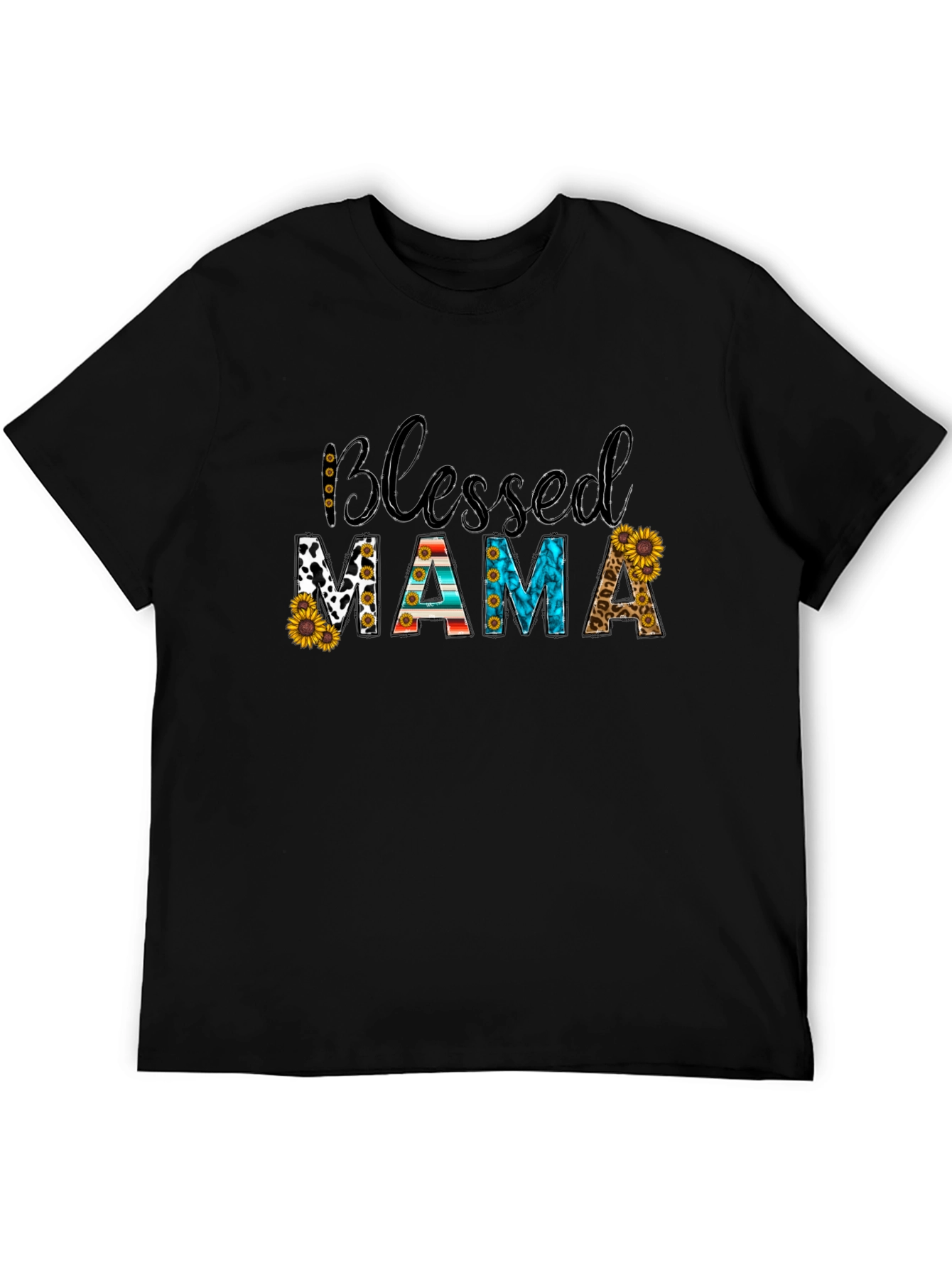 Blessed Mama T-Shirt - Black