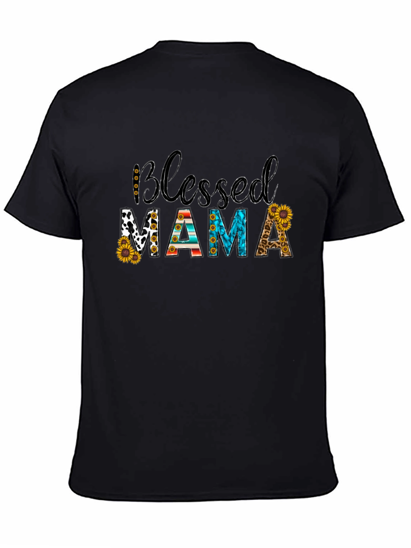 Blessed Mama T-Shirt - Black