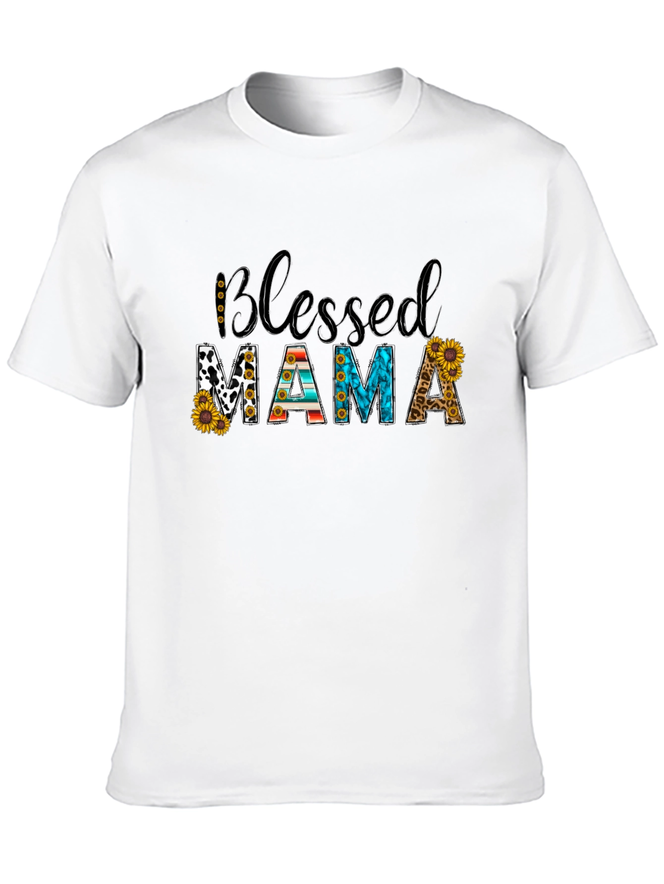 Blessed Mama T-Shirt - Black