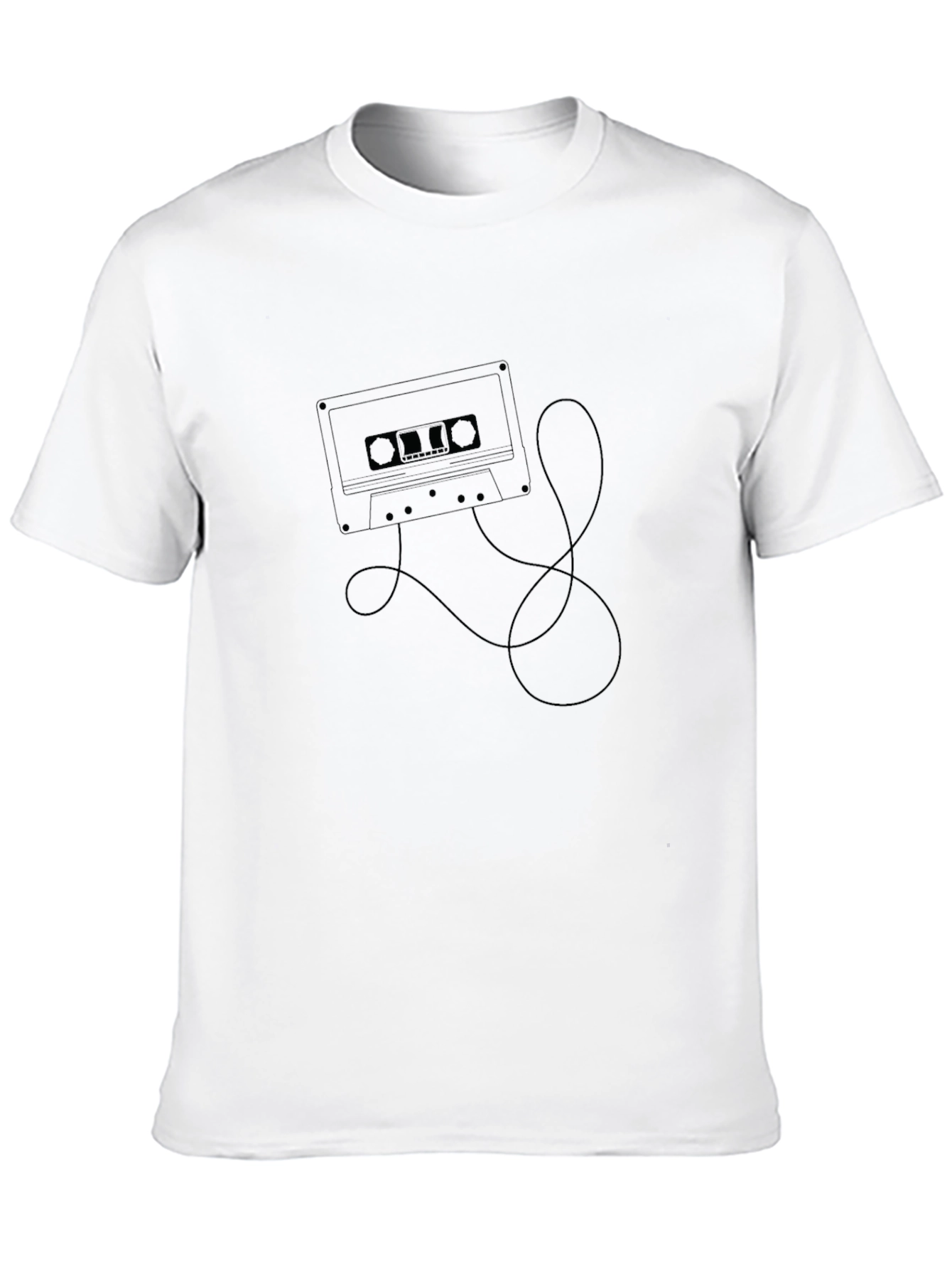 Cassette Tape Graphic Tee - Retro Cool