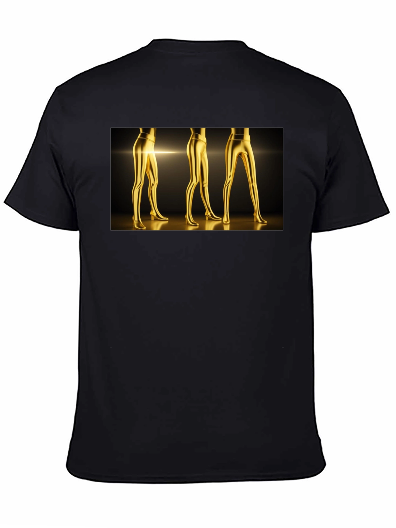 Golden Legs Graphic Tee - Bold Fashion