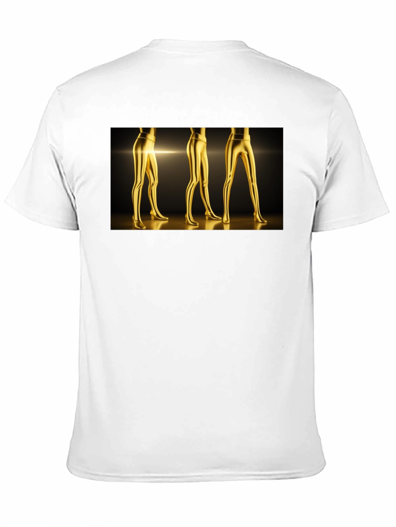 Golden Legs Graphic Tee - Bold Fashion