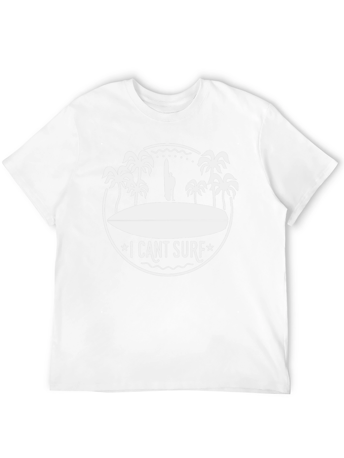 I Cant Surf Graphic T-Shirt