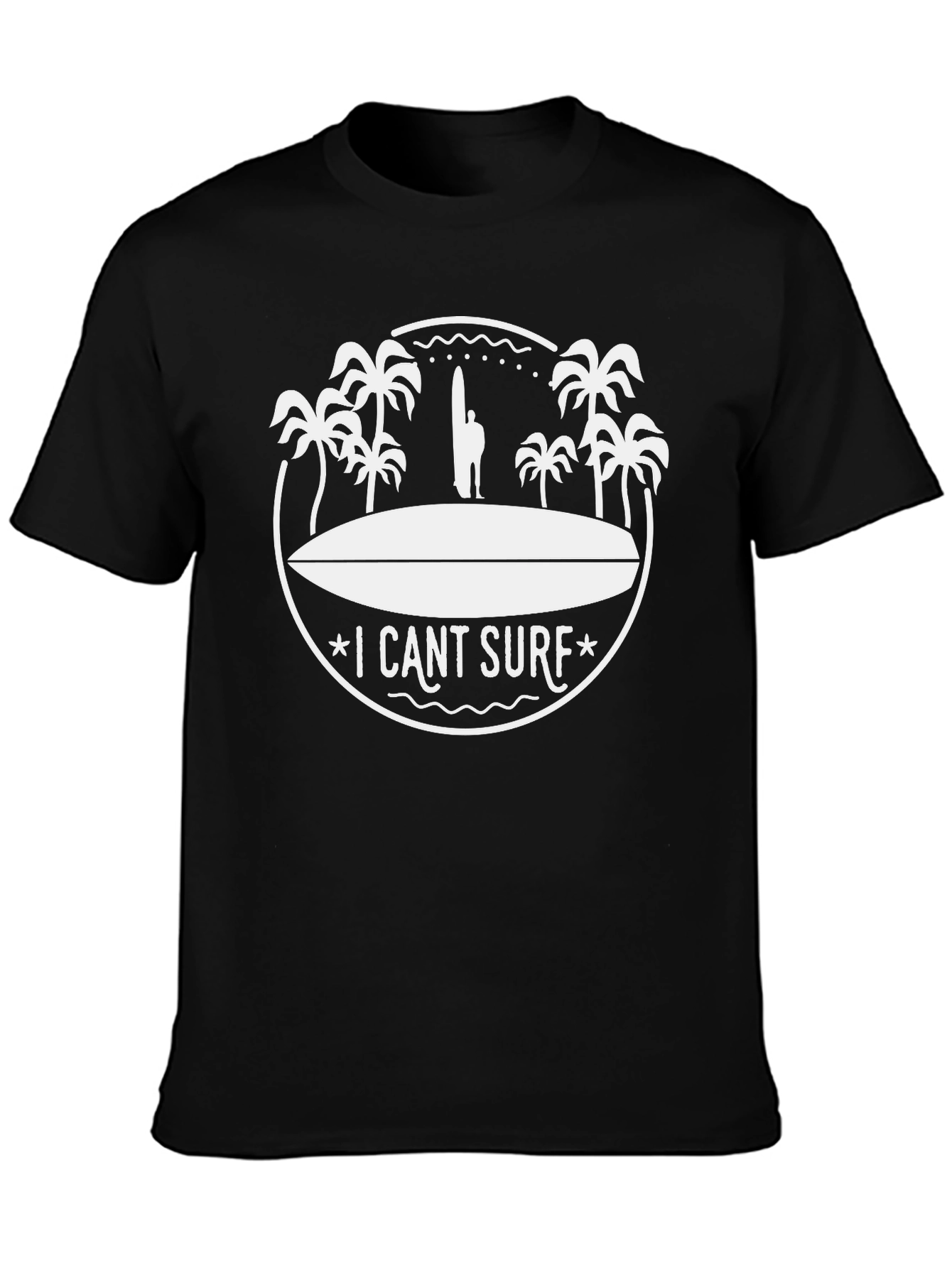 I Cant Surf Graphic T-Shirt