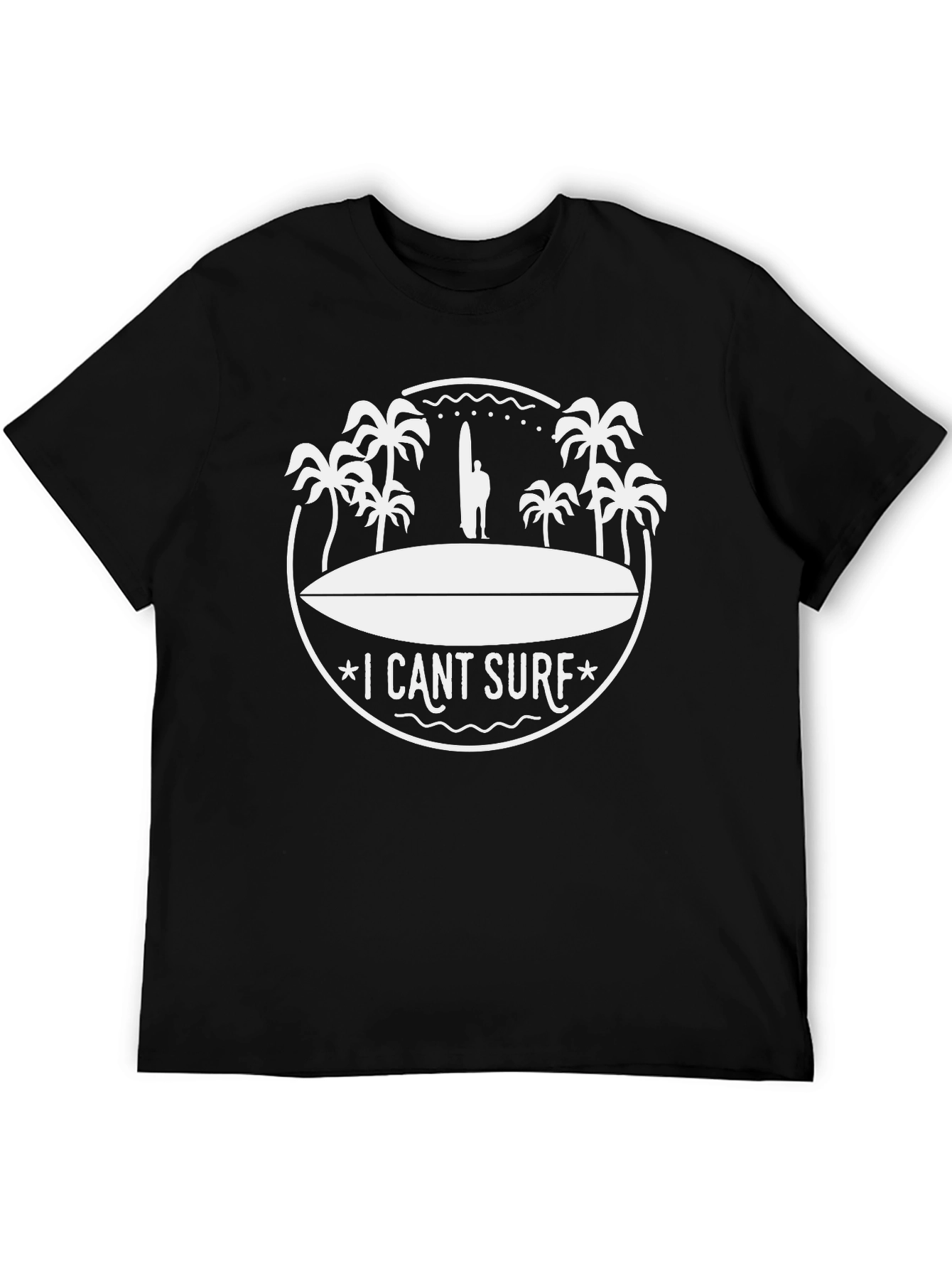 I Cant Surf Graphic T-Shirt