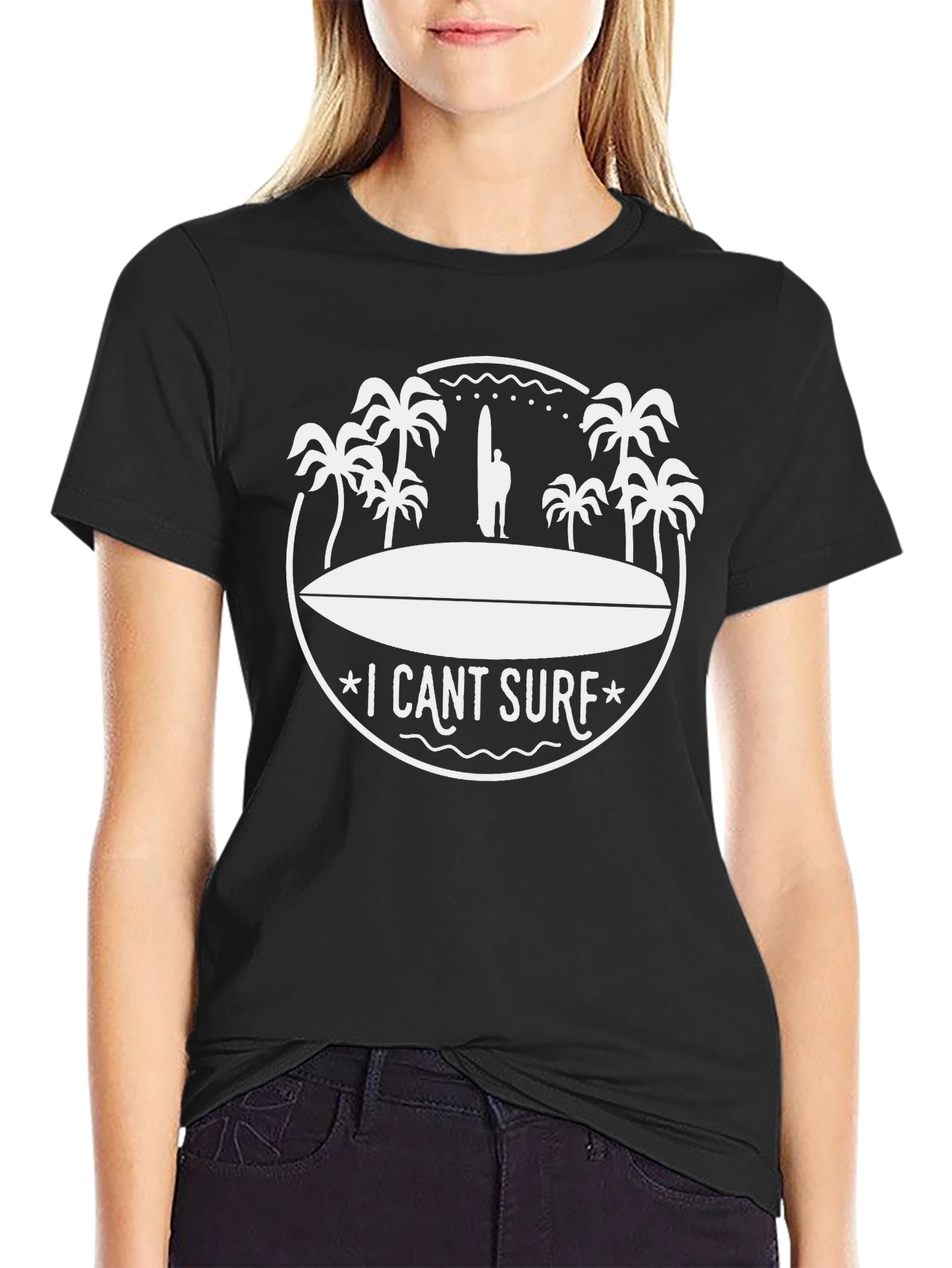 I Cant Surf Graphic T-Shirt