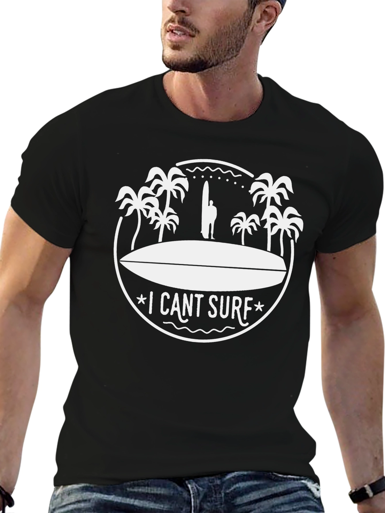 I Cant Surf Graphic T-Shirt