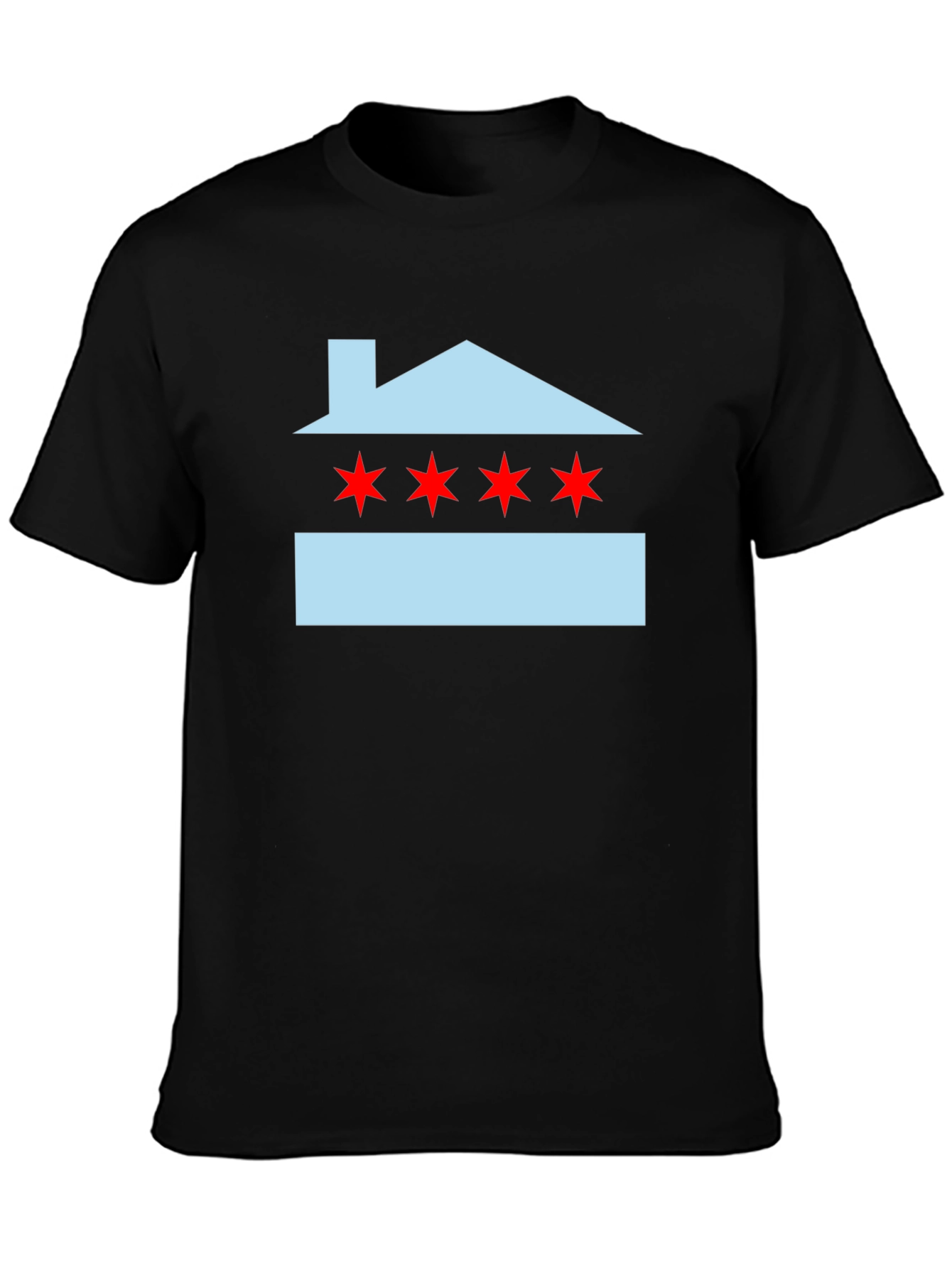 Chicago House Flag Graphic Tee