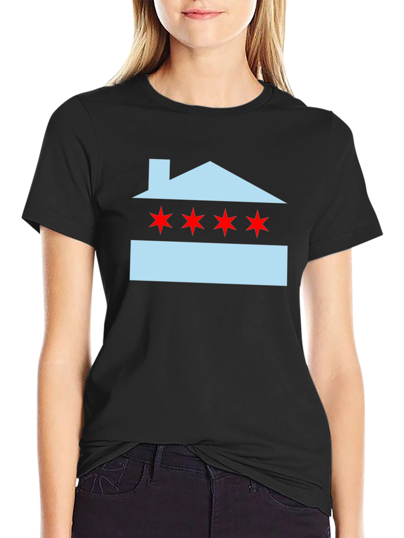Chicago House Flag Graphic Tee