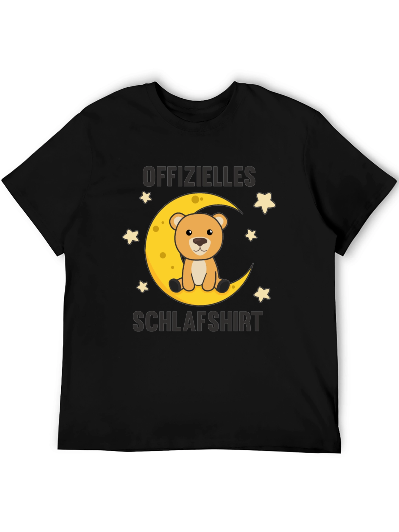 Cute Bear Moon T-Shirt - Official Sleep Shirt