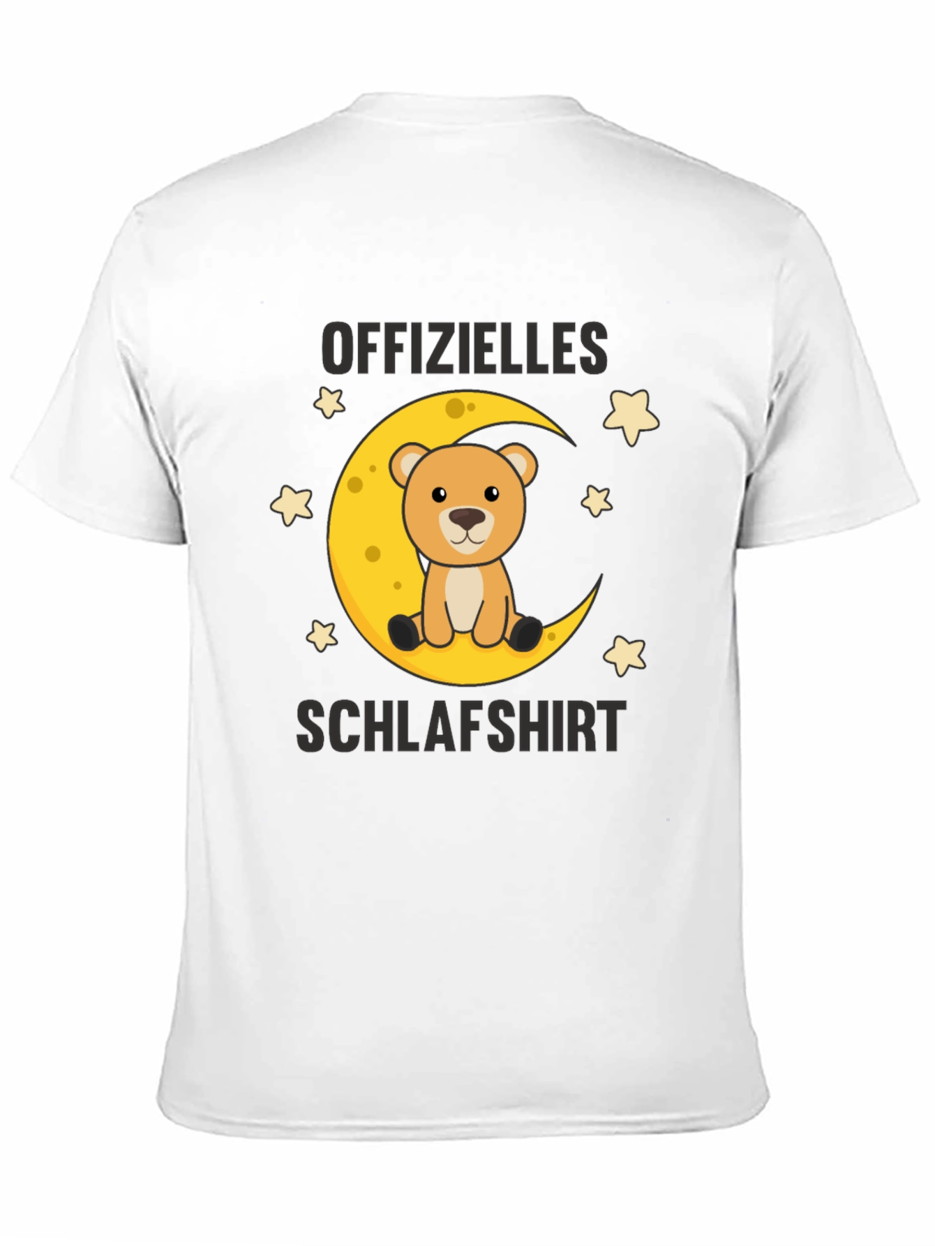 Cute Bear Moon T-Shirt - Official Sleep Shirt