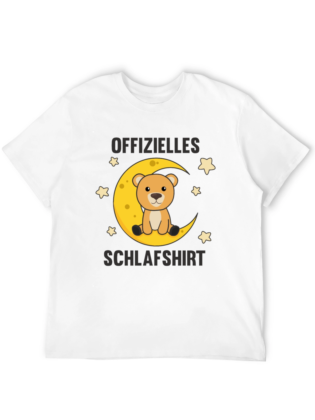 Cute Bear Moon T-Shirt - Official Sleep Shirt